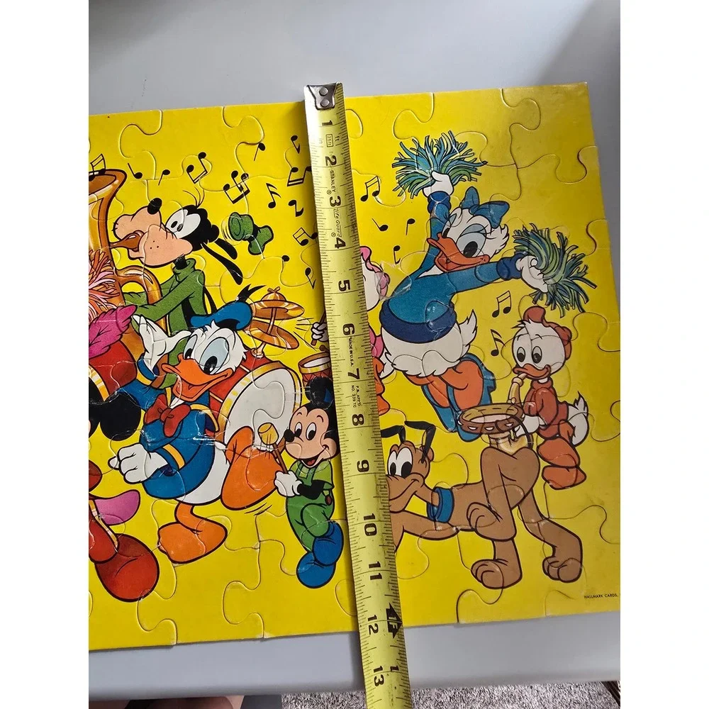 Vintage 70s Springbok Disney Parade 48 Piece Jigsaw Puzzle Mickey Donald PZL1160